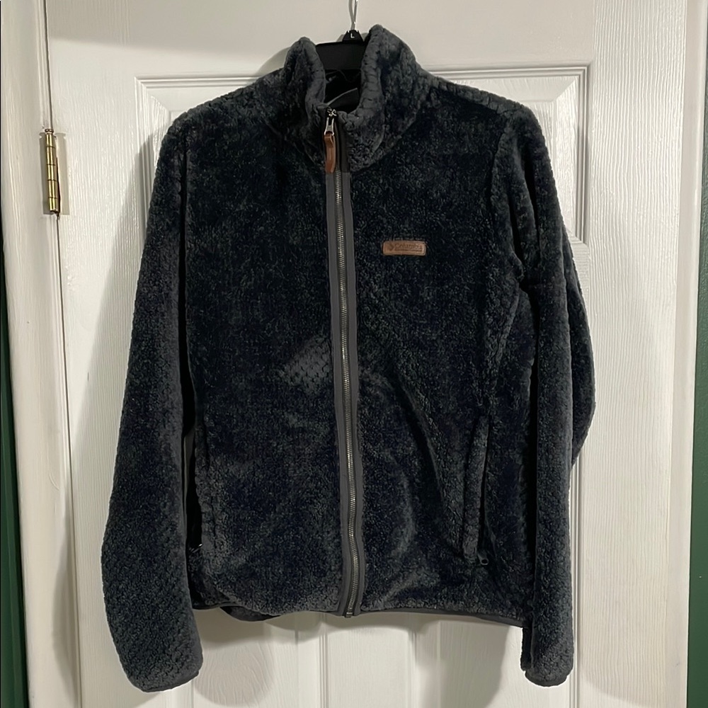 Columbia Cozy Dark Gray Fleece Jacket